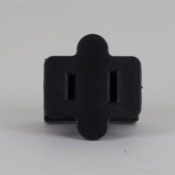 Black - SPT-1 Polarized Female Gilbert Plug Style Slide Together End Outlet