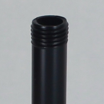 14in. Long 1/4ips (1/2in O.D) Black Powder Coated Finish Round Hollow Pipe