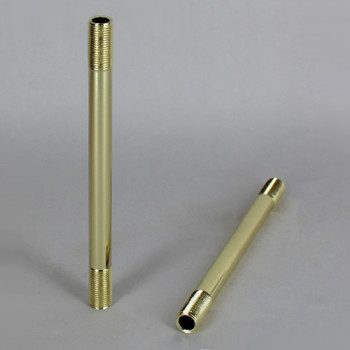 3in. Brass Plated Finish Pipe with 1/8ips. Thread