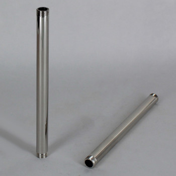 8in Pipe with 1/8ips Thread - Nickel Plated