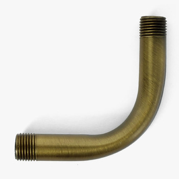 1/8ips Male Threaded 2in Long 90 Degree Bent Arm - Antique Brass