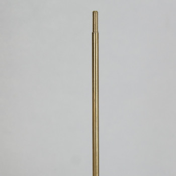 18 in. Long -  8/32 Threaded Brass Rod with 1/2in Long Thread on Both Ends.