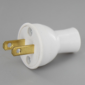 White - Round Thermoplastic Plug