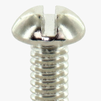 8/32 Thread Nickel Plated Steel 1-1/2in. Long Slotted Head Screw