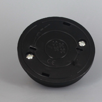 Thermoplastic Resin Foot Switch with Screw Type wire terminal connection - Black