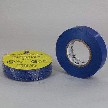 60ft Long Roll - 3/4in. Wide Thermoplastic PVC Insulating Tape - Blue