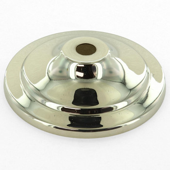 3-1/2in. Nickel Plated Finish Spun Vase Cap