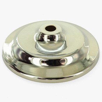 4in. Nickel Plated Finish Spun Vase Cap