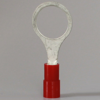 1/4ips (1/2in)  Crimp-On Ring Terminal for use with 22-16 Gauge Wire Sizes.