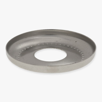 1-1/8in. Nickel Plated Beaded Check Ring. 1/8ips. Slip Through Center Hole