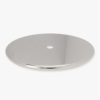 5in Stamped Steel Check Ring - Polished Nickel Finish 5in Stamped Steel Check Ring - Polished Nickel Finish