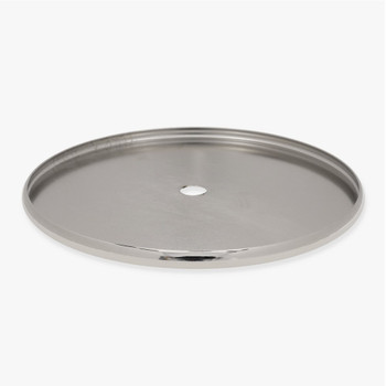 5in Stamped Steel Check Ring - Polished Nickel Finish 5in Stamped Steel Check Ring - Polished Nickel Finish