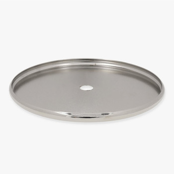 4-1/2in Stamped Steel Check Ring - Polished Nickel Finish