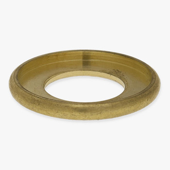 7/8in. Seat X 1/4ips.(9/16in) Slip Through Center Hole Turned Brass Check Ring.