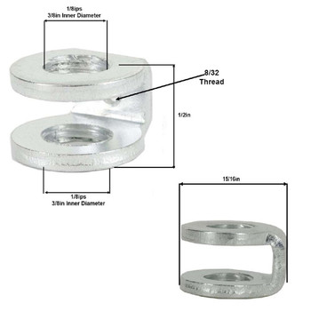 1/8ips. X 1/8ips. Stamped Zinc Plated Steel Hickey 1/8ips. X 1/8ips. Stamped Zinc Plated Steel Hickey