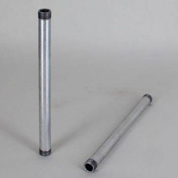 4in Long X 1/8ips (3/8in OD) Male Threaded Unfinished Aluminum Pipe