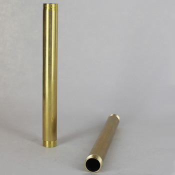7in Long X 3/8ips (5/8in OD) Male Threaded Unfinished Brass Pipe Stem