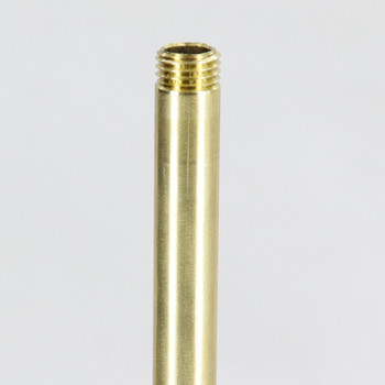 24in Long 5/16-27 UNS Threaded Hollow Brass Pipe