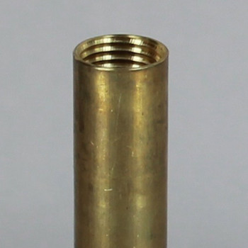 2in. Unfinished Brass Pipe with 1/4ips. Female Thread