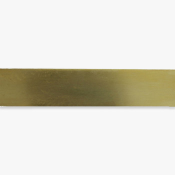 3/4in Brass Plain Solid Banding - Sold in 10Ft Lengths