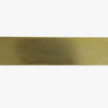 1in Brass Plain Solid Banding - Sold in 10Ft Lengths