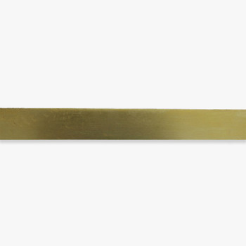 1/2in Brass Plain Solid Banding - Sold in 10Ft Lengths