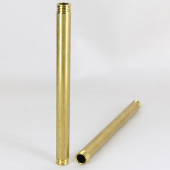 61in Long X 1/4ips Male Threaded Heavy Wall Brass Pipe Threaded 1/4in Long on Both Ends