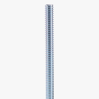 1/4-20 Thread - 3in Long - Headless Steel Stud - Unfinished Steel