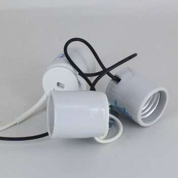 Three Light Porcelain Socket Cluster with 1/8ips Metal Strap