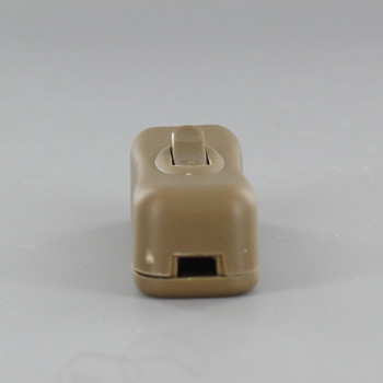 In-Line Toggle Switch for use with SPT-1 Type Wire - Gold