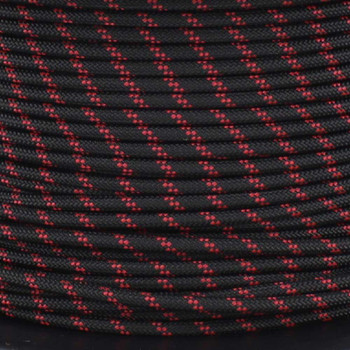 18/1 Single Conductor Black/Red Marker Nylon Over Braid AWM Wire