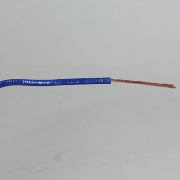 18/1 Single Conductor AWM 105 Degree Blue Wire