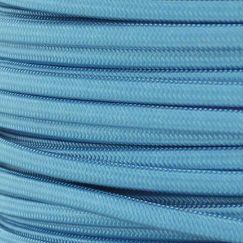 18/2 SPT1-B Light Blue Nylon Fabric Cloth Covered Lamp and Lighting Wire