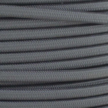 18/2 SPT1-B Gray Nylon Fabric Cloth Covered Lamp and Lighting Wire