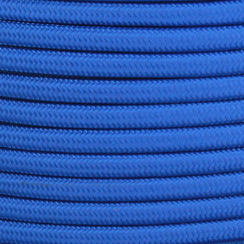 18/2 SPT2-B Blue Nylon Fabric Cloth Covered Lamp and Lighting Wire