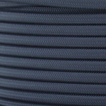 18/2 SPT2-B Navy Blue Nylon Fabric Cloth Covered Lamp and Lighting Wire