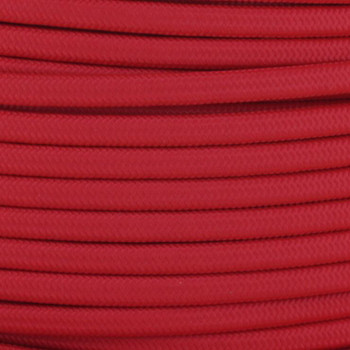 18/2 SPT2-B Red Nylon Fabric Cloth Covered Lamp and Lighting Wire