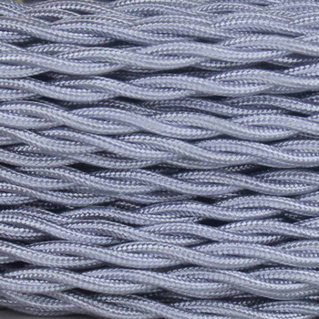 18/2 Twisted Gray Rayon Covered Wire