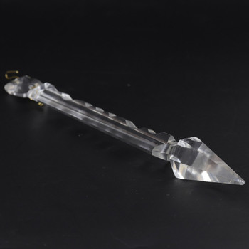 150 (6in.) Crystal Cut Spear with Jewel and Brass Clip