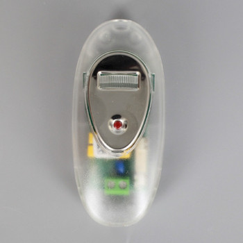 In-Line LED Push Button Dimmer with Trailing edge technology - Clear