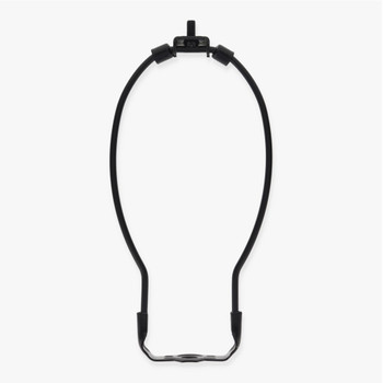 8in. Black Powdercoated Finish Regular Duty Lamp Shade Harp with Saddle 8in. Black Powdercoated Finish Regular Duty Lamp Shade Harp with Saddle
