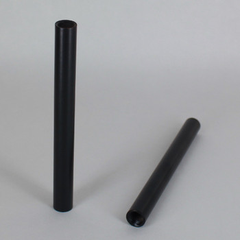 8in. Black Powder Coated Steel Pipe with 1/8ips. Female Thread