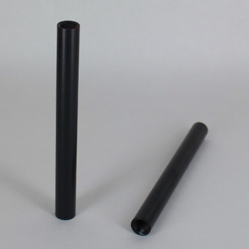 24in. Black Powder Coated Steel Pipe with 1/8ips. Female Thread