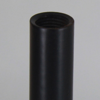 24in. Black Powder Coated Steel Pipe with 1/8ips. Female Thread