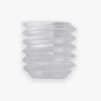 6 MM  Slotted Set Screw Clear