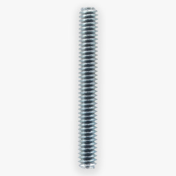 1/4-20 Thread - 2in Long - Headless Steel Stud - Unfinished Steel