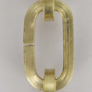 1/4in Thick Brass Square Rod Link Chain - Unfinished Brass