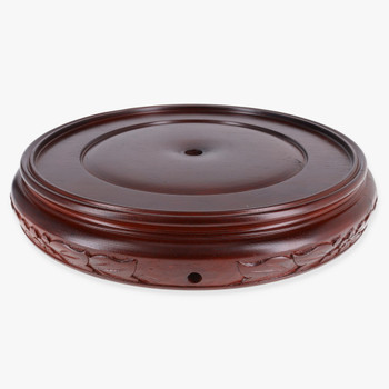 9in. Recessed Seat - Embossed Bottom - Mahogany