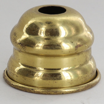 1-5/8in. Wide Bee Hive Cup - Unfinished Brass