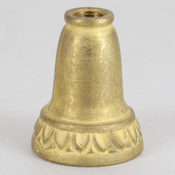 Unfinished Cast Brass Dart and Bell Cup